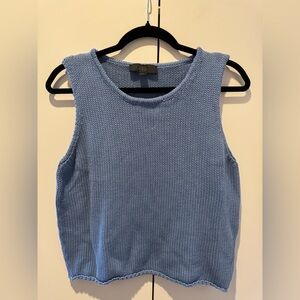 Zara Sky Blue Knit Tank Top